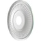 Ekena Millwork Berkshire PVC Medallion (Canopies up to 7"), 16"OD x 3 1/2"ID x 1"P, Metallic Sea Mist CMP16BEFSM - alternate 5